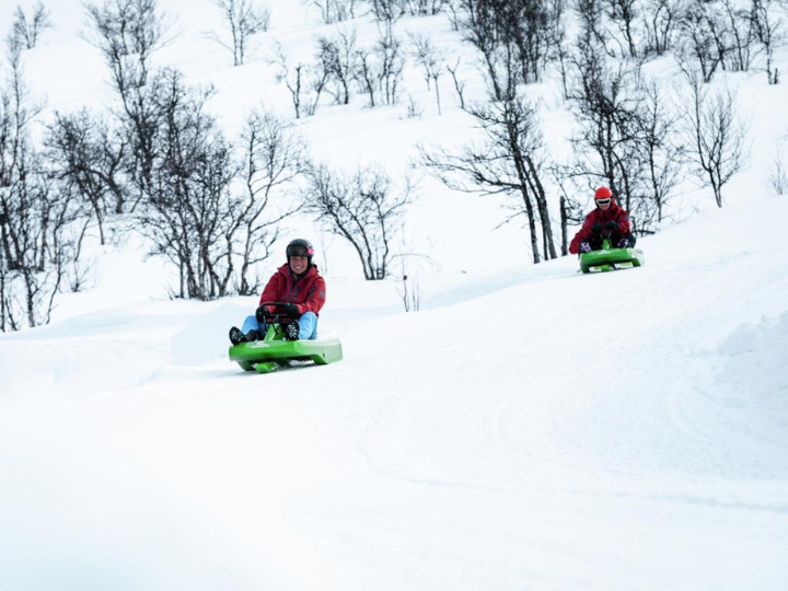 Tobogganing in Geilo