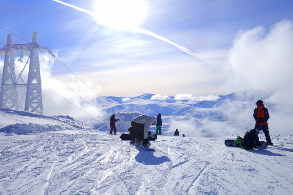 Snowboarding in Narvik